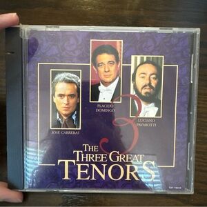 The Three Great Tenors by Carreras, Domingo, Pavarotti (CD) Tested, Working